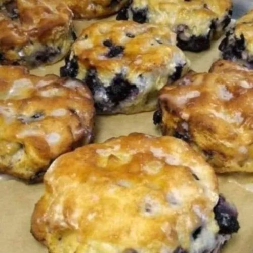 Start your day with the delightful aroma of freshly baked biscuits, infused with juicy blueberries and a touch of lemon zest. This heavenly recipe is the perfect morning treat!