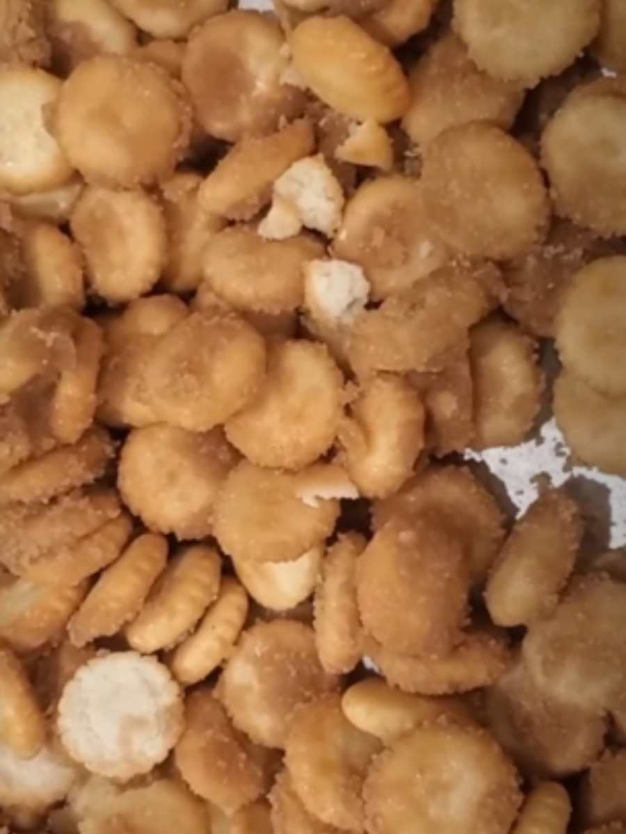 Salted Caramel Cracker Bites